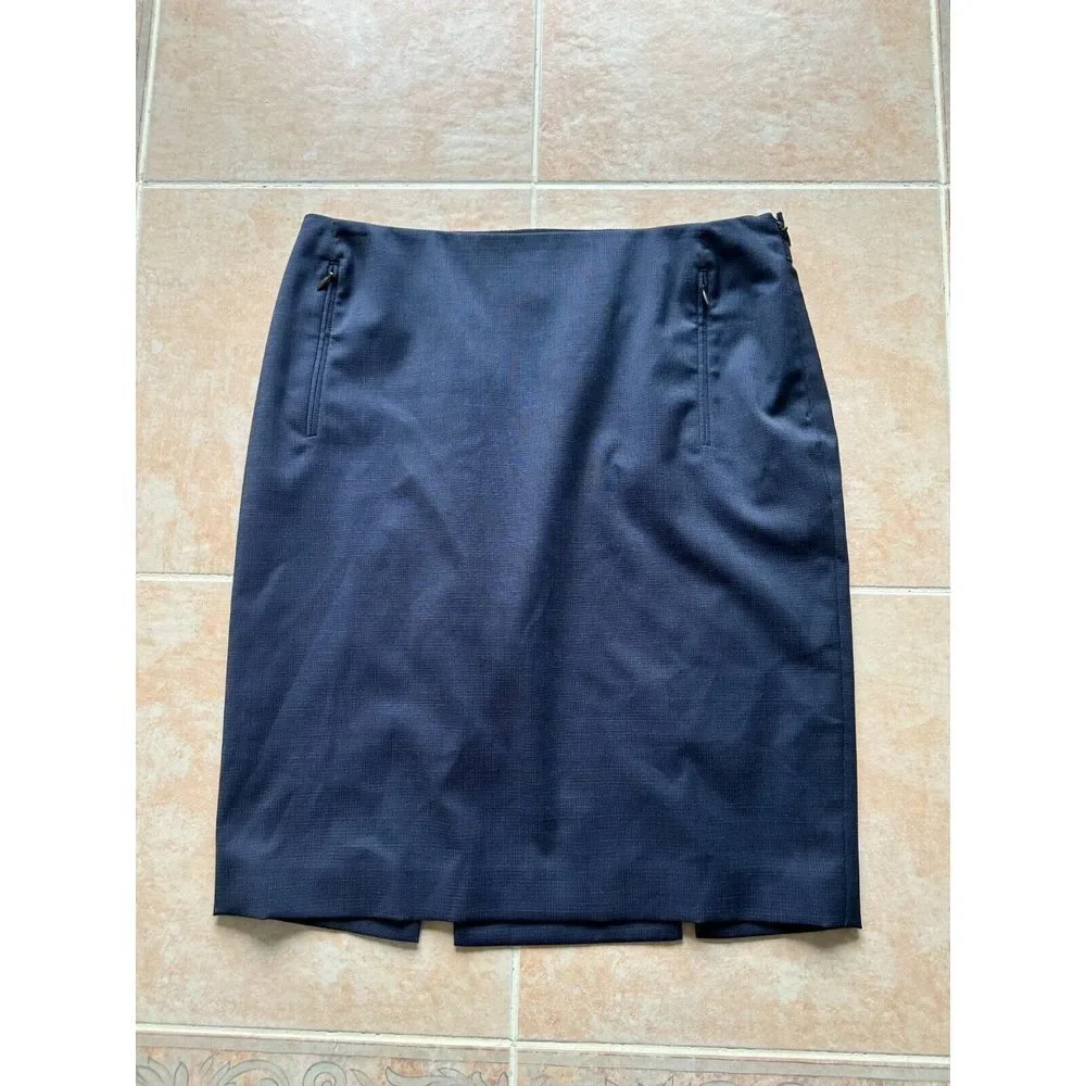 ELIE TAHARI Worn Twice Wool‎ Blend Skirt size 6